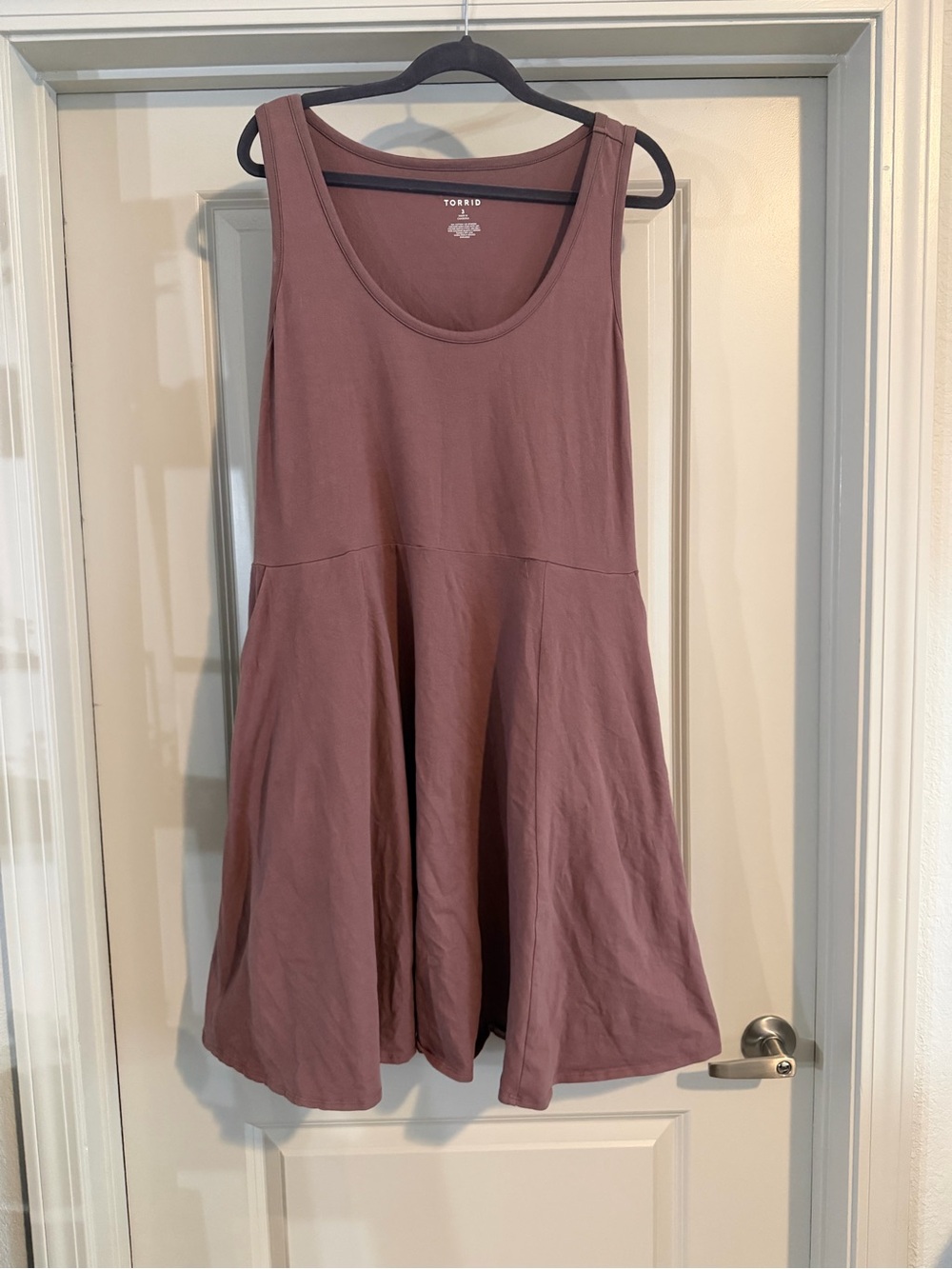 torrid mauve Foxy Skater Mini Dress